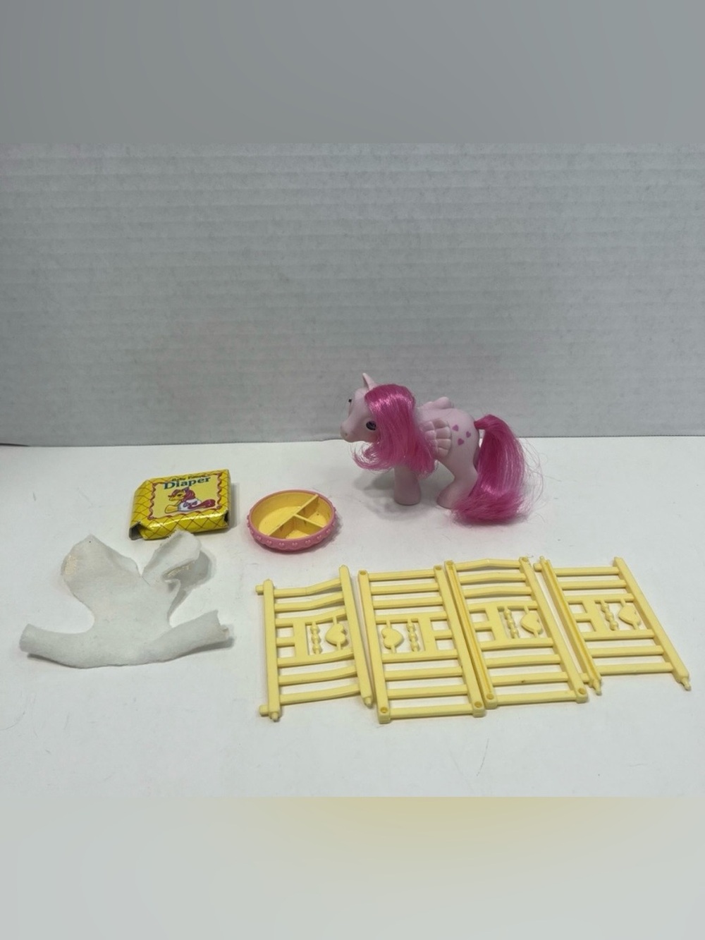 VINTAGE MY LITTLE PONY baby beddy bye eyes heart throb with accessories retro